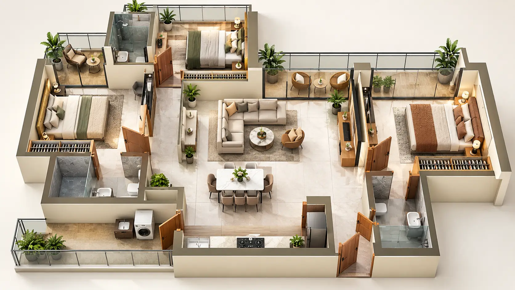 M3M Sector 108 Noida floor plan and modern residential development