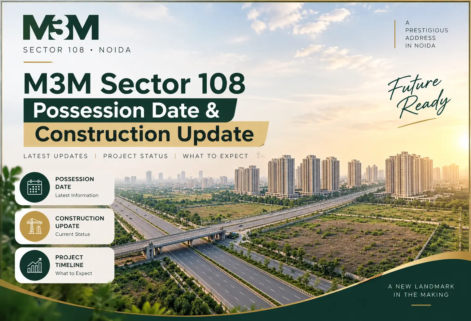 M3M Sector 108 Possession Date & Construction Update